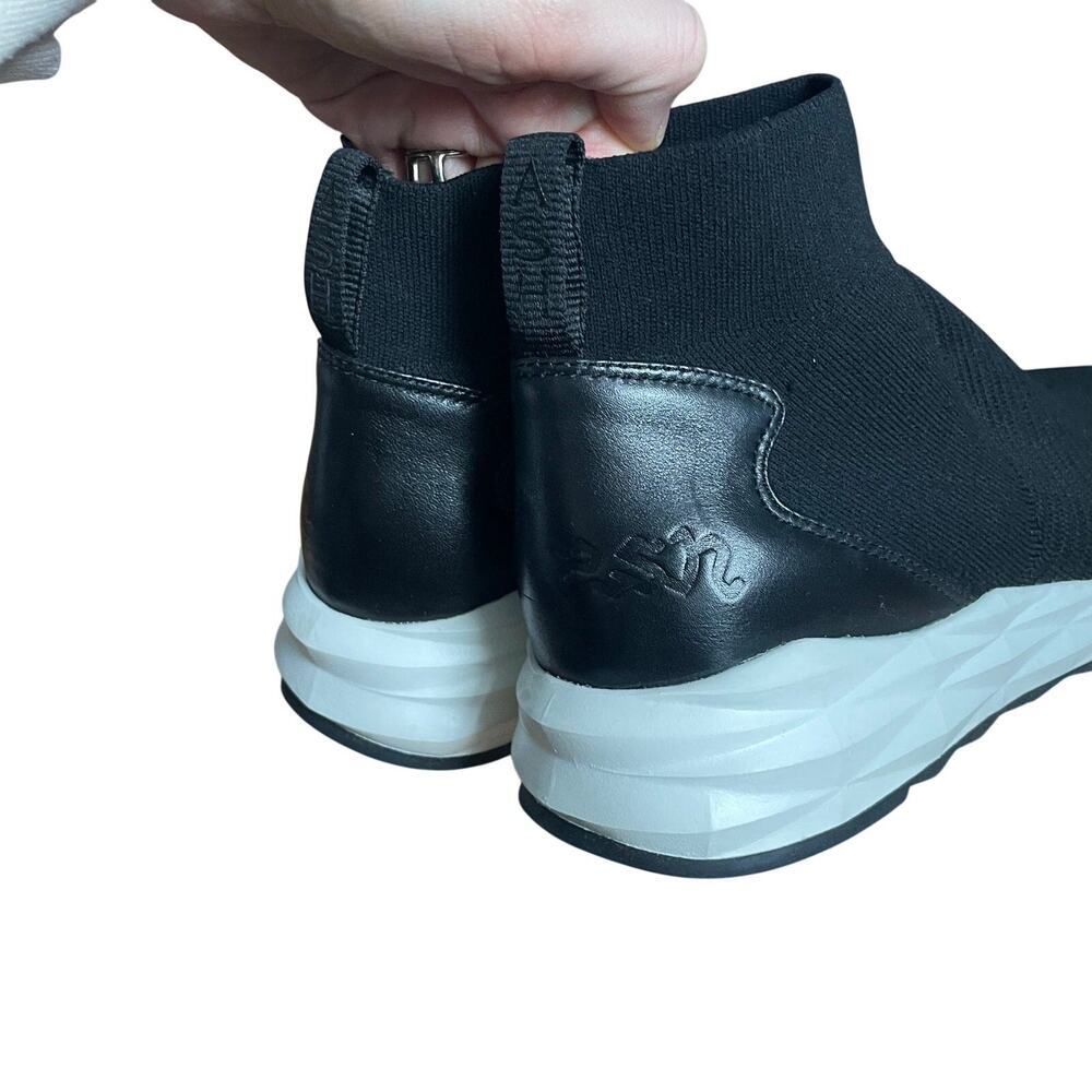 Ash Spot knit sock sneakers in midnight black chunky rubber sole EU 40 US 9 - Picture 5 of 7
